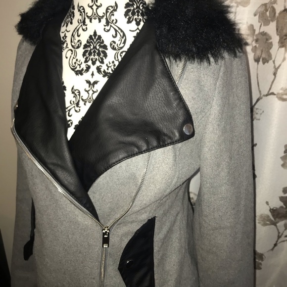 NWOT “New Look” Medium Faux Fall Zip Jacket - Picture 3 of 6